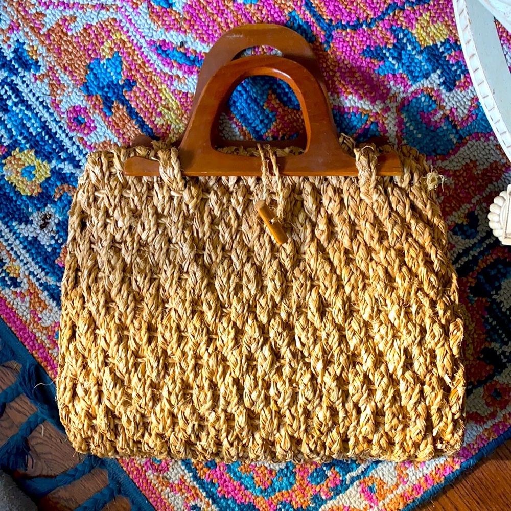 Vintage Straw Bag